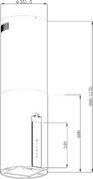 Вытяжка Korting KHA 35808 DW Cylinder фото 2 в Тюмени