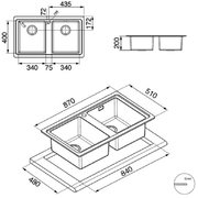 Мойка Smeg LMN862 фото 2 в Тюмени
