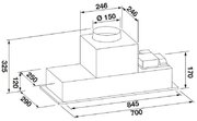 Встраиваемая вытяжка Fulgor Milano FBHD 700 PT X фото 3 в Тюмени