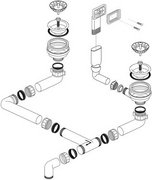 Сифон для кухонной мойки Blanco 214301 фото 2 в Тюмени