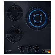 Газовая варочная поверхность KRONA CORTESIA 45 BL фото 3 в Тюмени