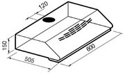 Вытяжка Korting KHT 6230 X фото 2 в Тюмени