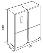 Холодильник Teka NFE 900 X фото 3 в Тюмени