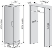 Встраиваемая морозильная камера V-ZUG V6000 Supreme FR6T-51099 L фото 4 в Тюмени