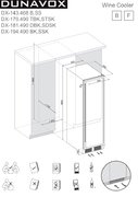 Винный шкаф Dunavox DX-143.468B фото 3 в Тюмени
