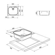 Мойка Smeg LSE58A фото 2 в Тюмени