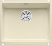 Мойка Blanco SUBLINE 500-U керамика отводная арматура InFino® жасмин фото в Тюмени