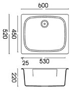 Мойка Smeg LSE60RA фото 2 в Тюмени