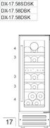 Винный шкаф Dunavox DAUF-17.58DBH фото 4 в Тюмени