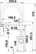 Смеситель 3-в-1 Бланко CATRIS-S Flexo Filter 526706 нержавеющая сталь фото 3 в Тюмени Смеситель 3-в-1 Blanco CATRIS-S Flexo Filter 526706 нержавеющая сталь фото 3 в Тюмени