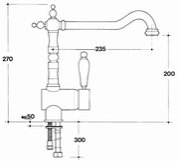 Смеситель Смег ME3OT фото 2 в Тюмени Смеситель Smeg ME3OT фото 2 в Тюмени