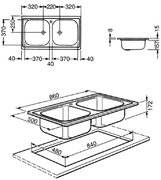 Мойка Smeg LX862-2 фото 2 в Тюмени