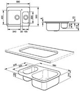 Мойка Smeg SRO3416 фото 3 в Тюмени