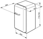Мини-бар Smeg FAB5LR1 фото 4 в Тюмени