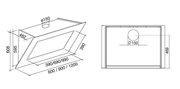 Вытяжка Falmec Quasar 60 Vetro (800) stec white фото 3 в Тюмени