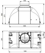 Встраиваемая вытяжка Falmec BUILT-IN 50 фото 2 в Тюмени