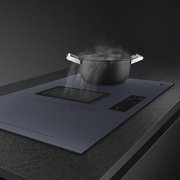 Индукционная варочная панель со встроенной вытяжкой Smeg HOBD182DG фото 4 в Тюмени