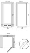 Винный шкаф Dunavox DX-70.258B фото 4 в Тюмени