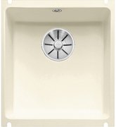 Мойка Blanco SUBLINE 375-U керамика отводная арматура InFino® глянцевая магнолия фото в Тюмени