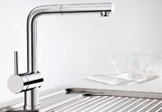 Смеситель Бланко Linus-S рычаг слева нержавеющая сталь фото 4 в Тюмени Смеситель Blanco Linus-S рычаг слева нержавеющая сталь фото 4 в Тюмени