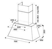 Вытяжка настенная Bertazzoni KR70HER1NDA фото 2 в Тюмени