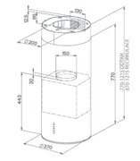 Вытяжка Faber CYLINDRA ISOLA GLOSS  EG10 W A37 фото 2 в Тюмени