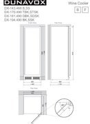 Винный шкаф Dunavox DX-143.468B фото 4 в Тюмени