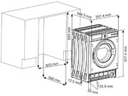 Встраиваемая стиральная машина KRONA KALISA 1400 8K WHITE фото 4 в Тюмени