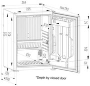 Минибар Dometic RH 430 NTE фото 4 в Тюмени