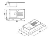 Мойка Smeg LSEQ861A фото 2 в Тюмени