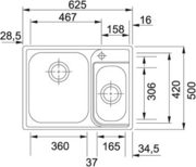 Мойка Franke ZOX 660 фото 3 в Тюмени