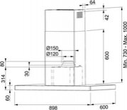 Вытяжка Franke FCR 925 I TC BK XS фото 2 в Тюмени