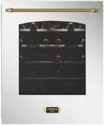 Встраиваемый винный шкаф Lofra ZBRS36T BRASS две зоны