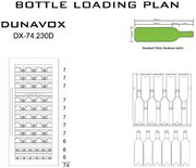 Винный шкаф Dunavox DX-74.230DW фото 4 в Тюмени