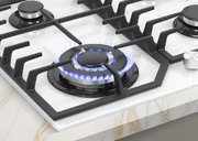 Газовая варочная панель из закаленного стекла Zigmund Shtain M 32.6 W фото 3 в Тюмени
