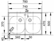 Мойка Franke ETX 620-50 фото 3 в Тюмени