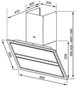 Вытяжка Smeg KCVB9B фото 2 в Тюмени