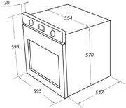 Духовой шкаф Maunfeld EOEH.7611W фото 2 в Тюмени
