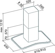 Вытяжка Falmec Astra isola 90 ix (800) ECP фото 2 в Тюмени