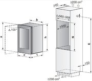 Встраиваемый винный шкаф V-ZUG WineCooler V4000 90 WC4T-51102 R черное стекло фото 4 в Тюмени