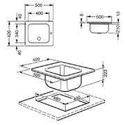 Мойка Смег VS34-P3 фото 2 в Тюмени Мойка Smeg VS34-P3 фото 2 в Тюмени