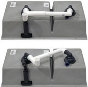 Мойка Blanco SUBLINE 480/320-U серый бежевый клапан-автомат InFino 523591 фото 2 в Тюмени