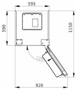 Холодильник Korting KNFC 62029 X фото 3 в Тюмени