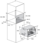 Встраиваемая микроволновая печь Fulgor Milano FCMO 4511 TM BK фото 4 в Тюмени