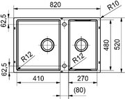 Мойка Franke BWX 120-41-27 сталь фото 4 в Тюмени