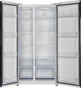 Холодильник Hyundai CS6503FV белое стекло фото 3 в Тюмени