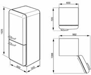 Холодильник Smeg FAB32RPN1 фото 3 в Тюмени