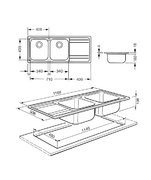 Мойка Smeg LE116D фото 2 в Тюмени