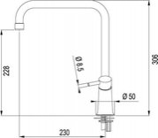 Смеситель Franke Galileo хром/шоколад фото 2 в Тюмени