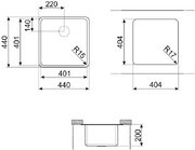 Мойка Смег VSTR40DKX фото 2 в Тюмени Мойка Smeg VSTR40DKX фото 2 в Тюмени